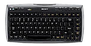 The &qt;simple-to-use&qt; WebTV wireless keyboard