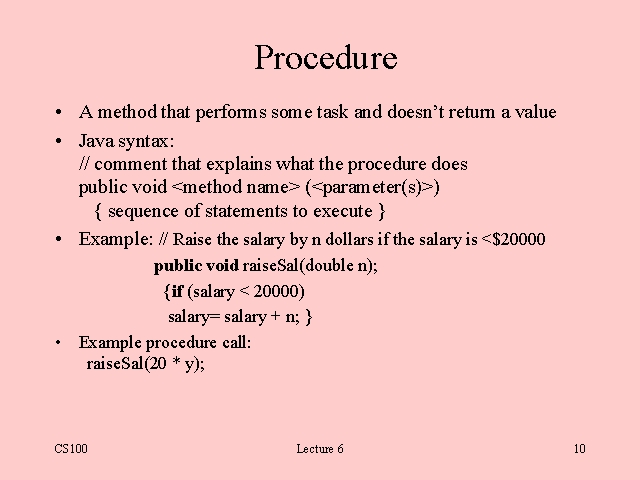 Other Terms For Procedure