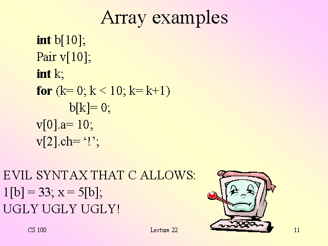 Array examples