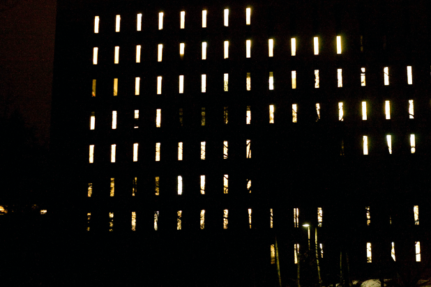 Windows of Olin Library