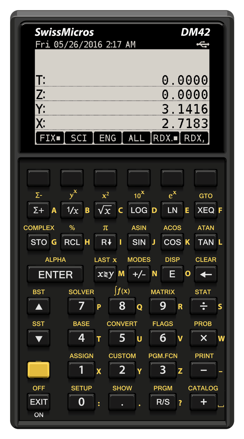 DM42 RPN calculator
