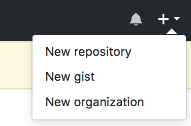 New repository Dropdown