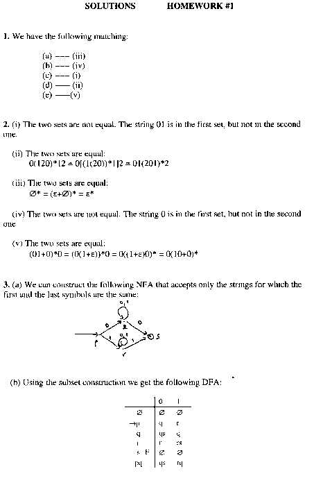 Homework 2 Solutions