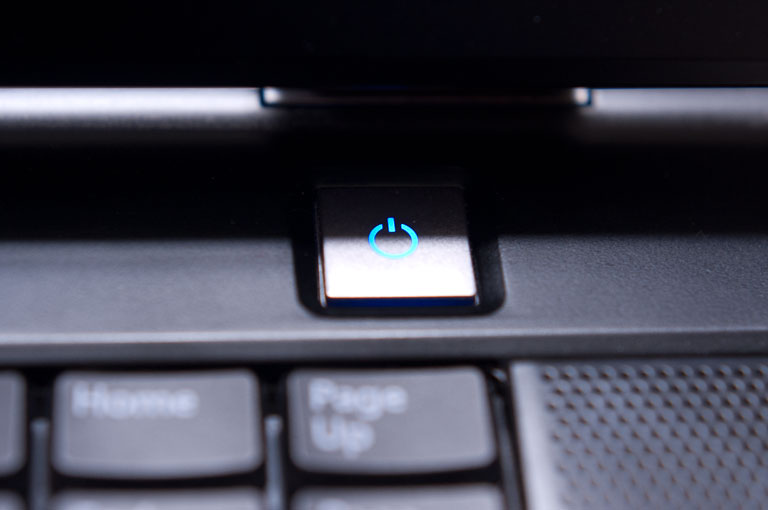 Laptop power button