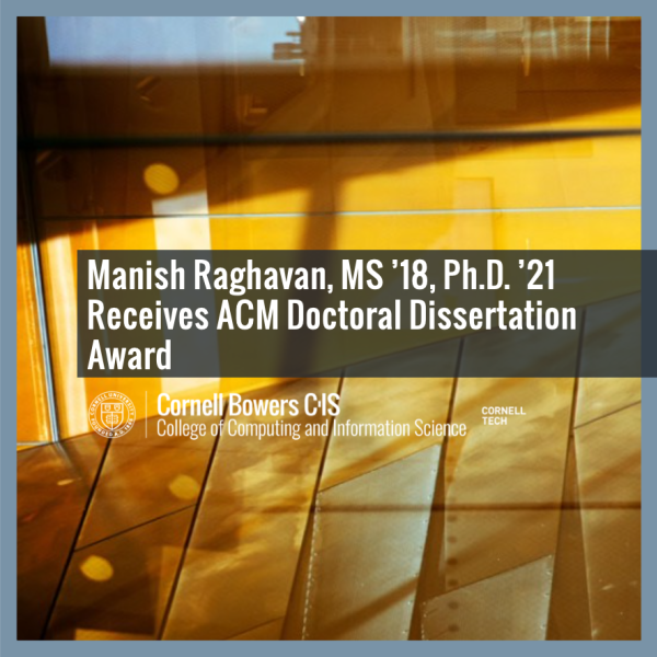 acm doctoral dissertation award 2022