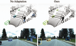 Unsupervised Domain Adaptation for Self-Driving from Past Traversal Features